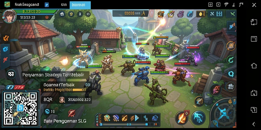 Tampilan gameplay seru dari 8QR dengan strategi cermat.