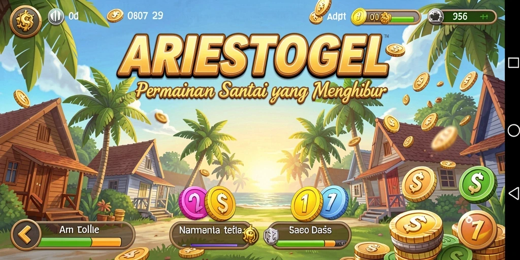 Screenshot gameplay ARIESTOGEL yang seru dan menghibur.