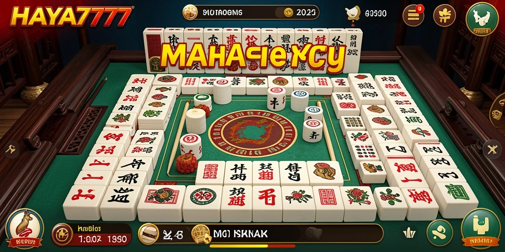 Gameplay HAYA777 yang menarik dalam permainan Mahjong.