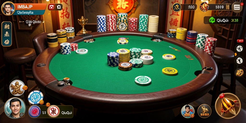 Screenshot IMBAJP menunjukkan gameplay QiuQiu yang seru.