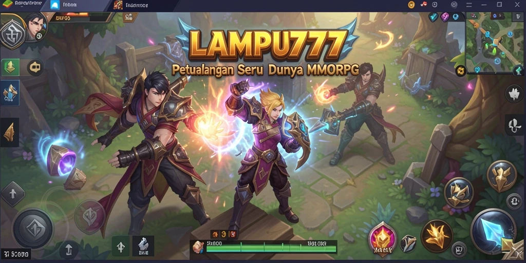 Screenshot gameplay LAMPU777 yang menampilkan aksi seru dalam pertempuran.