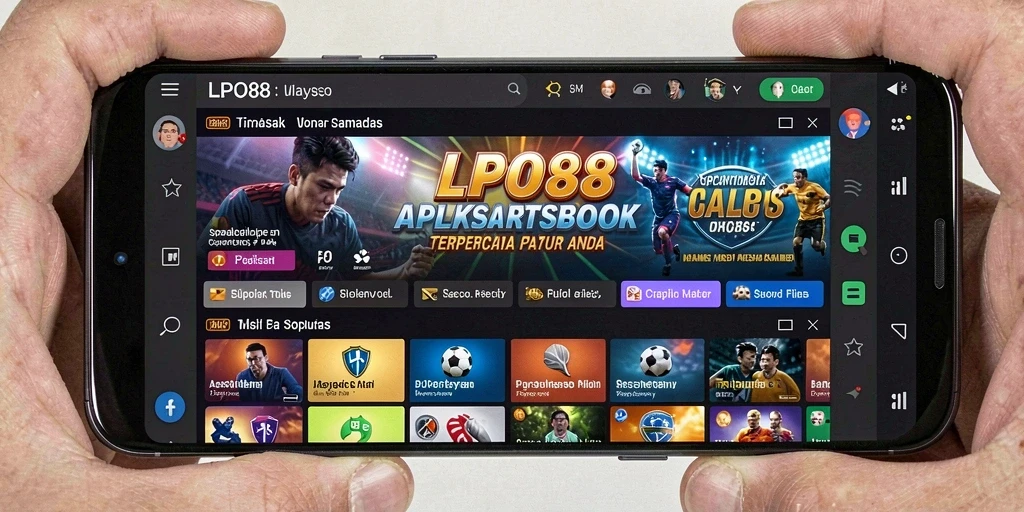 Screenshot gameplay LPO88 menampilkan antarmuka Sportsbook yang informatif.