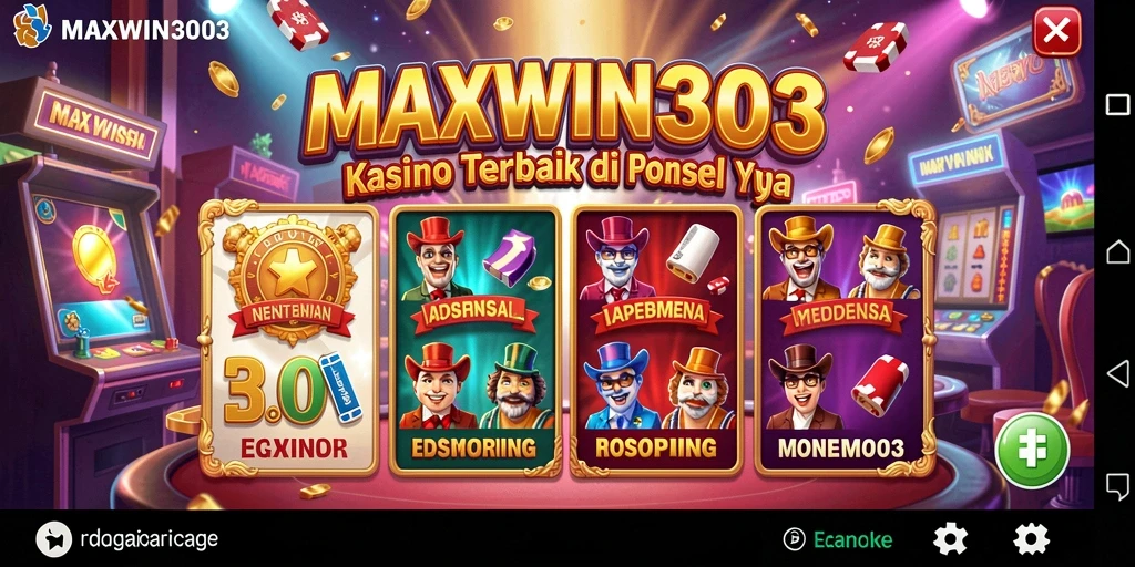 Tangkapan layar dari permainan Kasino yang menampilkan aksi seru.