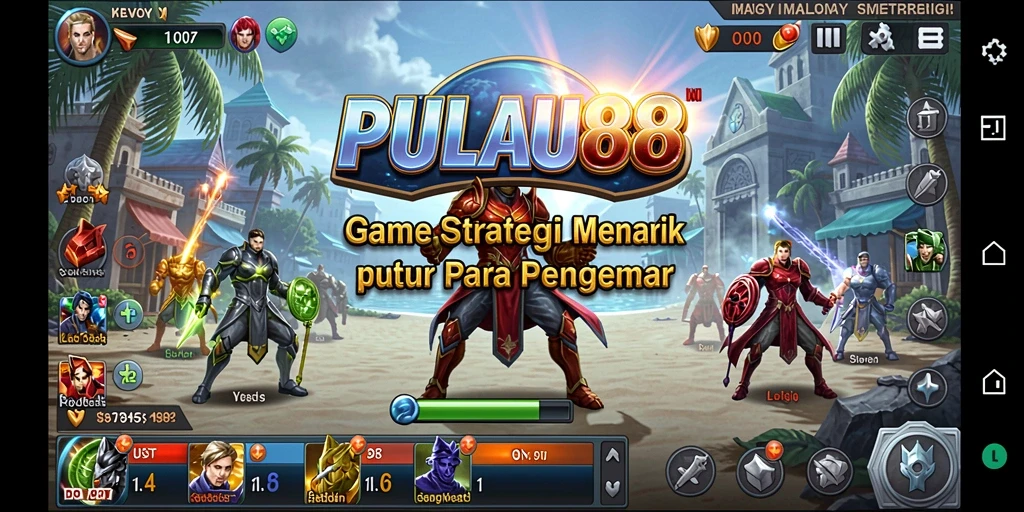 Tampilan gameplay menarik dari PULAU88 yang penuh strategi.