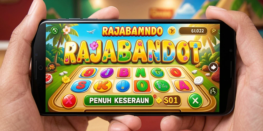 Tampilan gameplay RAJABANDOT yang seru dan interaktif.