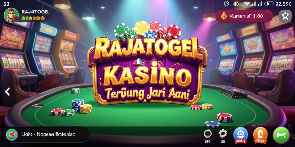 Tampilan gameplay menegangkan di RAJATOGEL saat bermain kasino.
