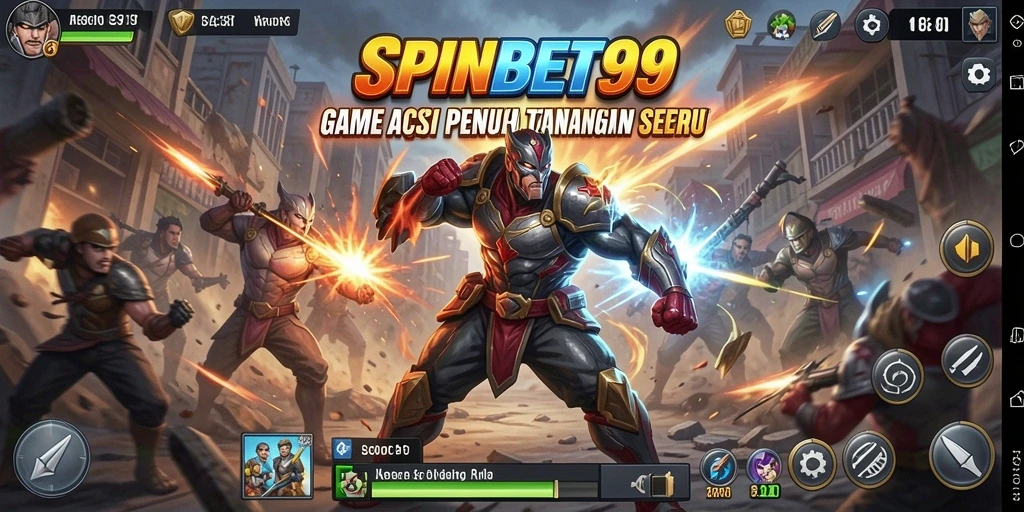 Screenshot SPINBET99 menampilkan aksi gameplay yang intens dan mendebarkan.